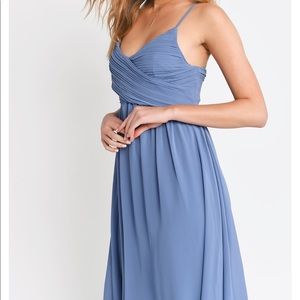 Blue Bridesmaid/Wedding Guest Dress